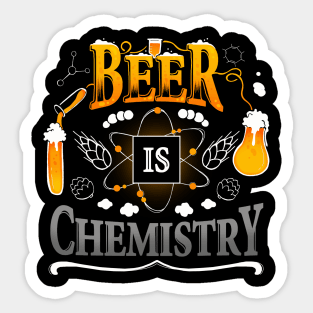 Beer is Chemistry Sticker